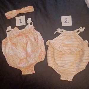 *BABY GIRL 0-3 months BODYSUIT BUNDLE* NWOT